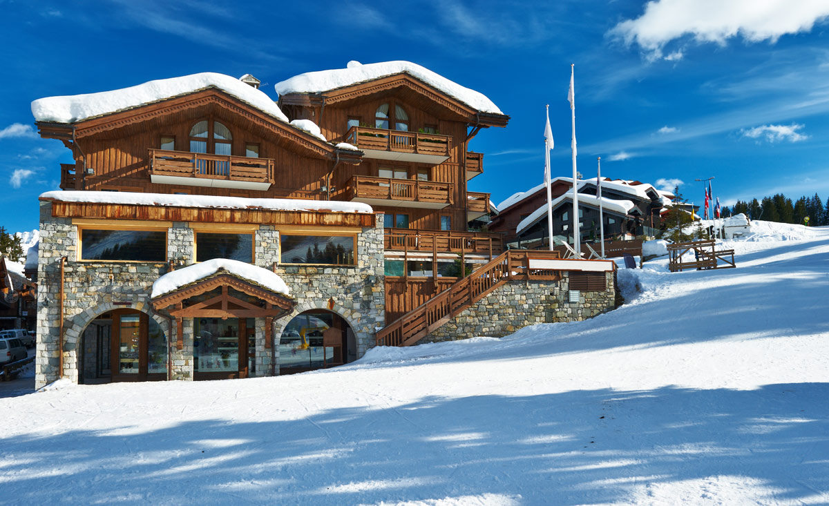 Chalets an der Piste