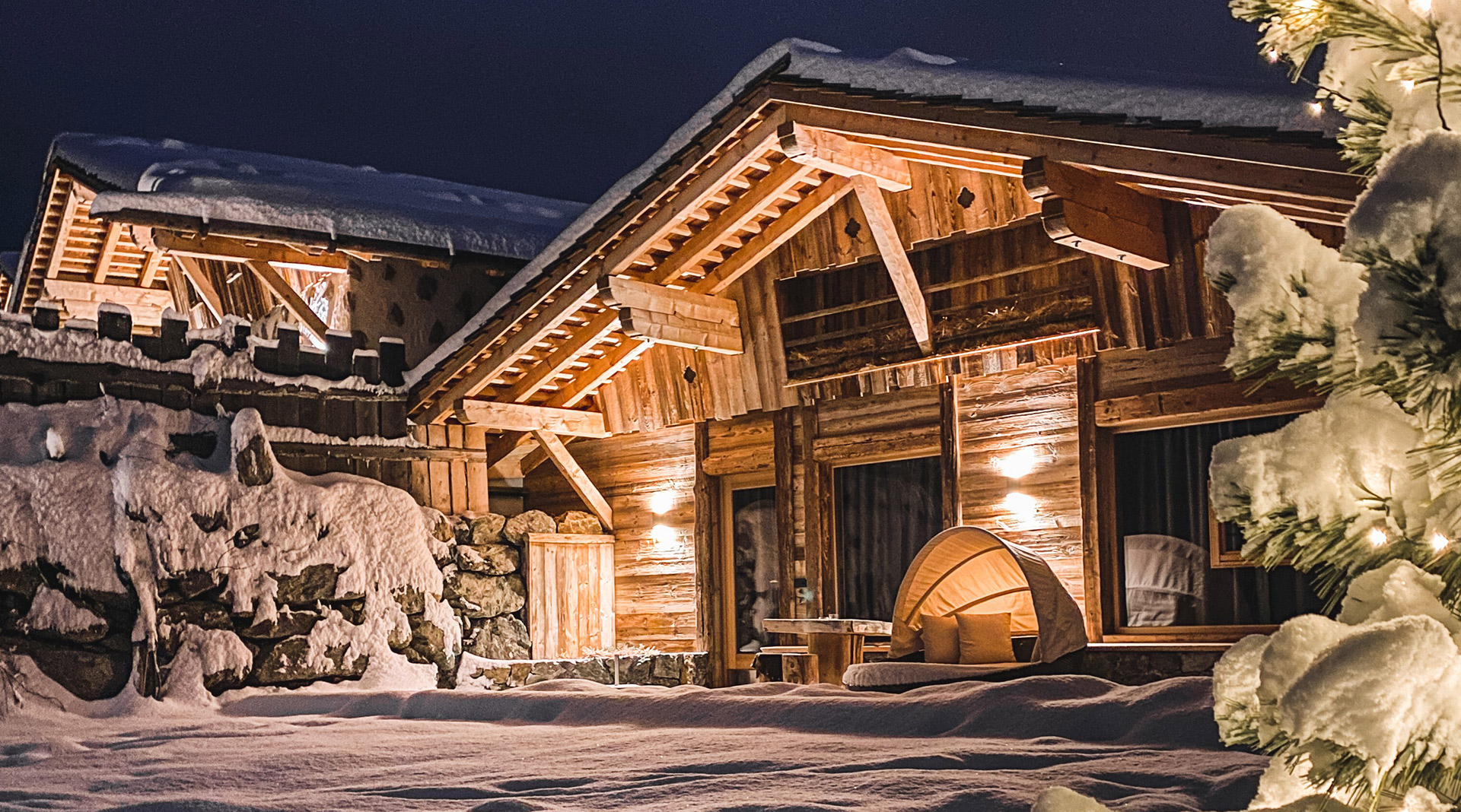 Zu Kirchwies Luxus-Chalets Gröden Zu Kirchwies Chalets Grödnertal Südtirol
