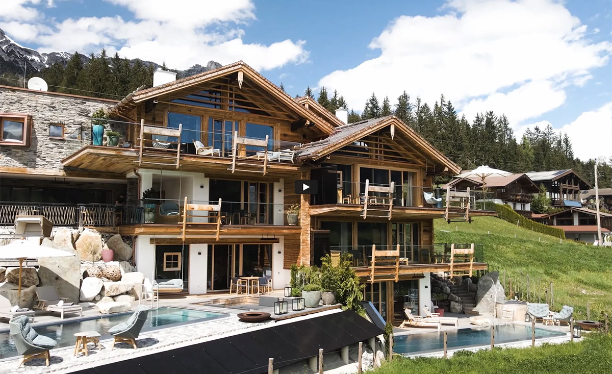 Video Luxusurlaub SENHOOG Chalets Leogang